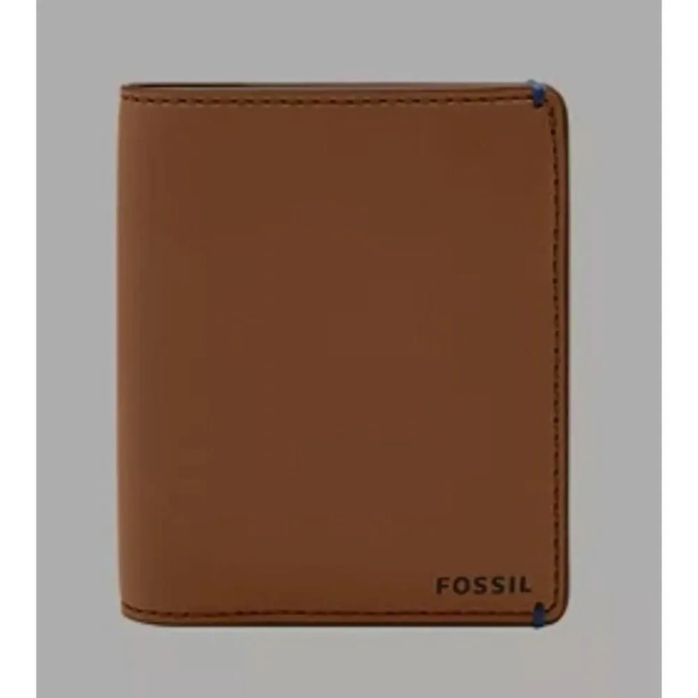 Fossil Men's Joshua Cactus‎ Leather Bifold Wallets.